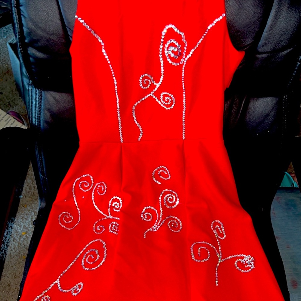 Red dress